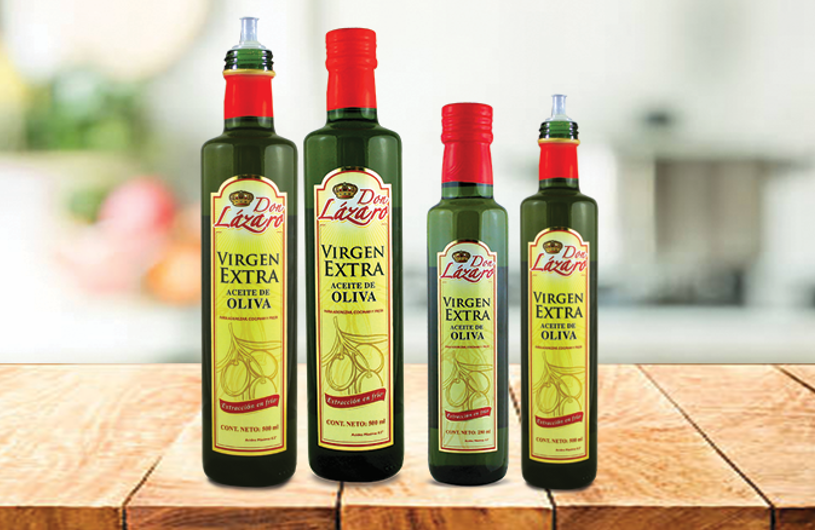 Aceite de oliva extra virgen Don Lazaro 500 y 250ml